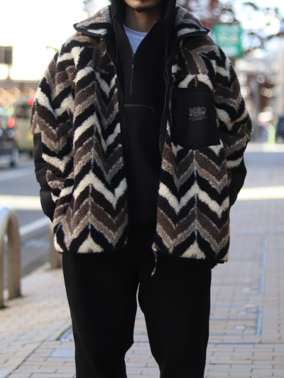 is-ness（イズネス）23AW031005AWFLEECEJK01 THM FLEECE JACKET