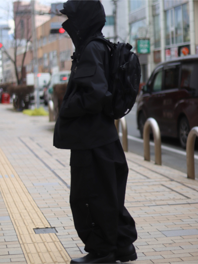 is-ness（イズネス） 23AW_28_1005AWJK02 NINJA HOODIE SHELL JACKETの