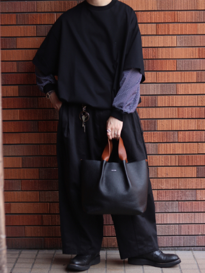 is-ness（イズネス) 25AW_01_1007AWCS02 BALLOON LAYERED LONG SLEEVE