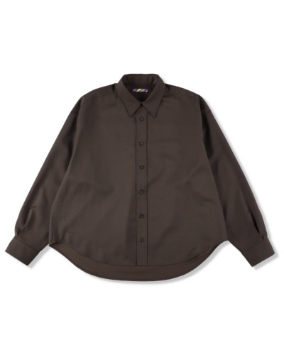 is-ness（イズネス) 25AW_11_UN22SHLS01-1 Wool Poly Standard Shirtの