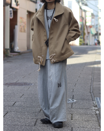 is-ness（イズネス) 25AW_32_1007AWCOAT02 DUFFLE SMOCKS COATの通販