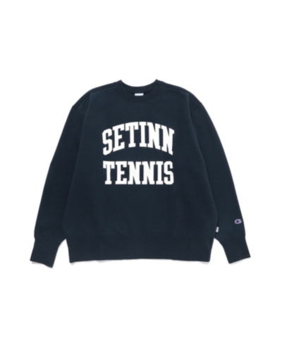 Setinn（セットイン）25F-056 Champion STN TENNIS Crew Sweatの