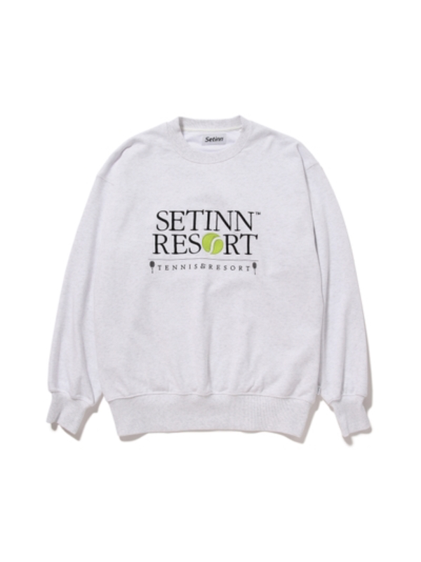 Setinn（セットイン）25S-014 STN Resort Crew Sweat[FINAL SALE