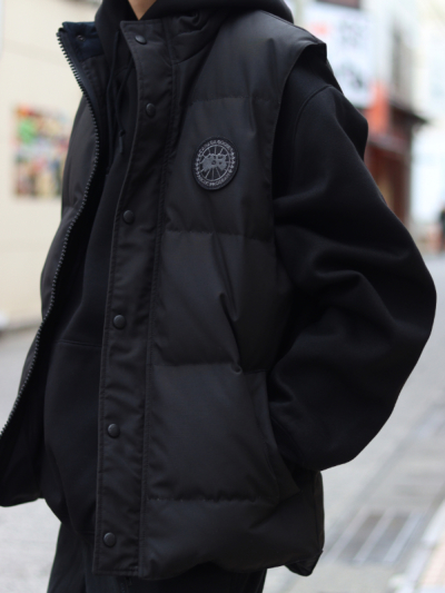 未使用級 カナダグースブラックレーベル S GARSON VEST 4151MB CANADA GOOSE（カナダグース）4151MB GARSON VEST BLACK LABELの