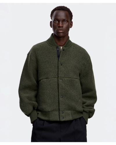 CANADA GOOSE（カナダグース) 7221MB Hudson Fleece Bomber Black