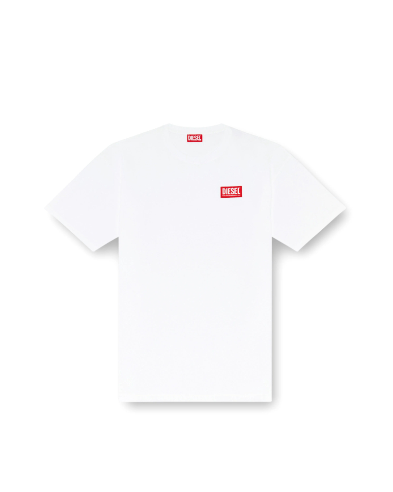 DIESEL (ディーゼル) A149470NIAR T-shirt with jacquard logo patchの