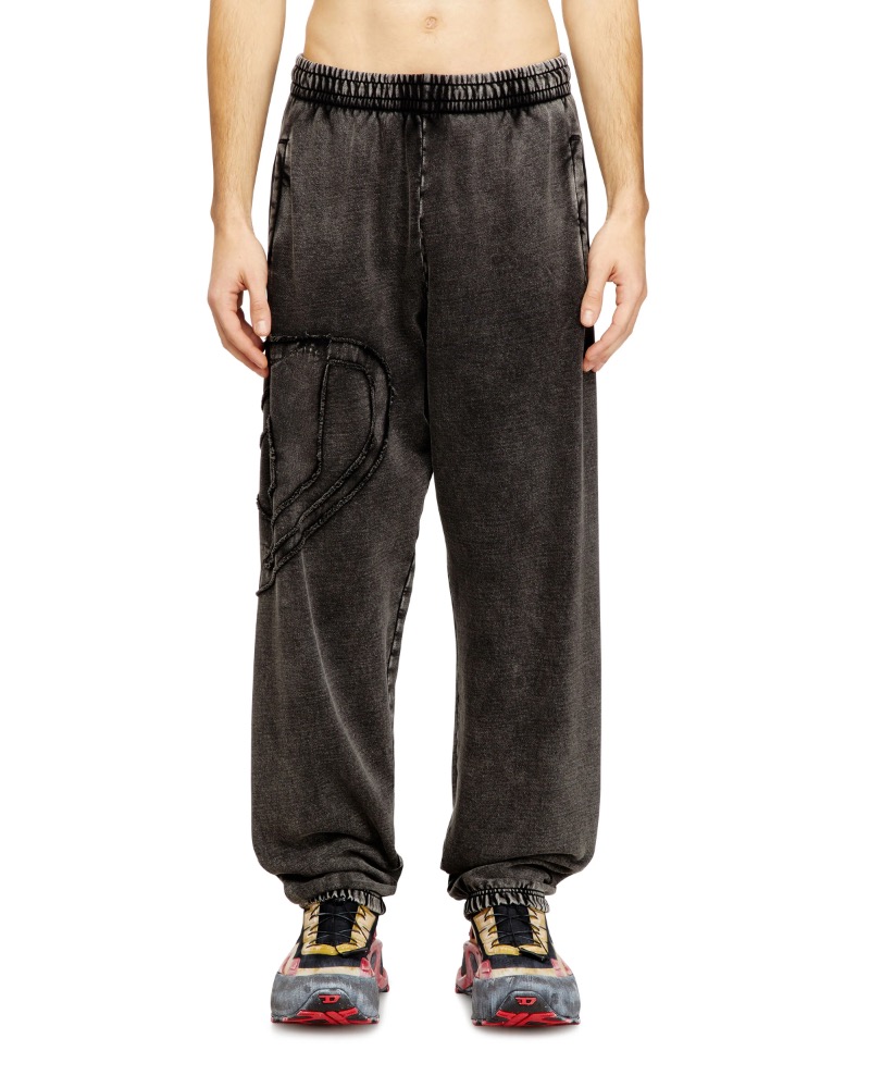 DIESEL テーパード デニム スウェットパンツ A03932 DIESEL (ディーゼル) A193240KIBZ スウェットパンツの通販 - BOOMERANG