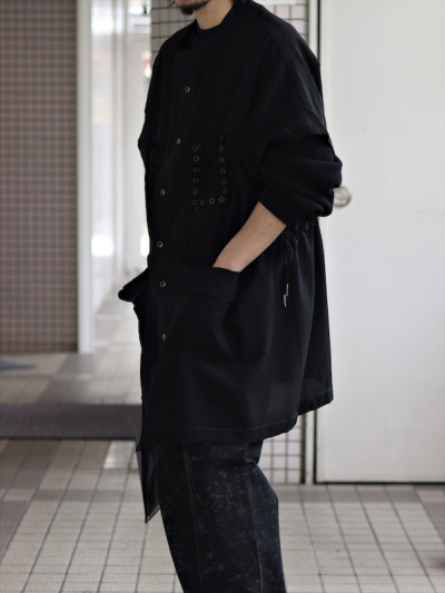 トップス anthemA WOOL RAYON TROPICAL OVER VEST - WOOL RAYON TROPICAL OVER VEST - ANTHEM A WOMENS & MENS