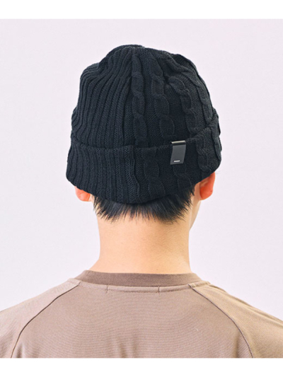 カシラで購入　メイドイン　USA MIXED SS KNIT(ONESIZE BLACK): ニットキャップ｜帽子通販