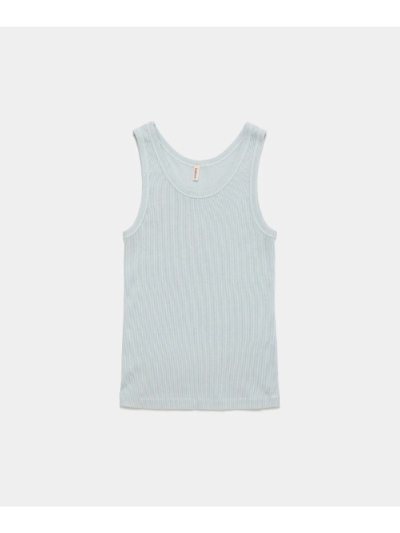 babaco（ババコ) BA01-CR18-1 Silk Basic Ribbed Tank Topの通販 