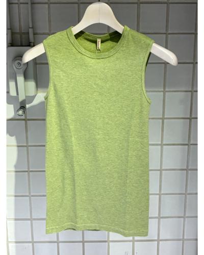 babaco（ババコ) BA01-CR71 Cotton/Silk Basic Sleeveless Topの通販
