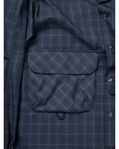 DAIWA PIER 39(ダイワピア39) W's TECH SPORTS OPEN COLLAR SHIRT L/S NOVA CHECK ウィメンズ テック スポーツ オープンカラー ノバチェック 長袖シャツ BE-8102 DAIWA PIER39（ダイワピア 39) BE-81025W TECH SPORTS OPEN
