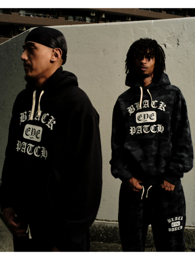 BlackEyePatch（ブラックアイパッチ）BEPFW25CS15 OE COLLEGE HOODIEの