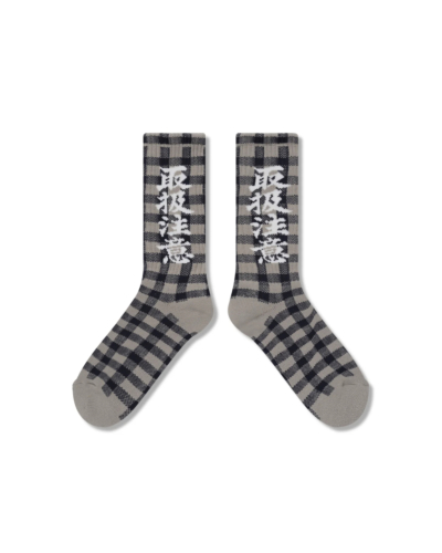 ブラックアイパッチ★ソックス★６点セット BlackEyePatch（ブラックアイパッチ）BEPFW26AC38 CHECKED HWC SOCKSの