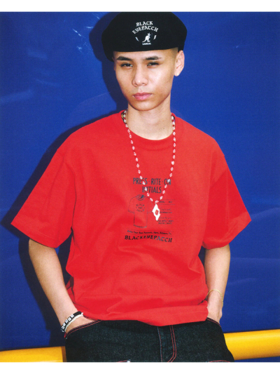 BlackEyePatch（ブラックアイパッチ）BEPFW26EI07 HEATED WORDS KANGOL