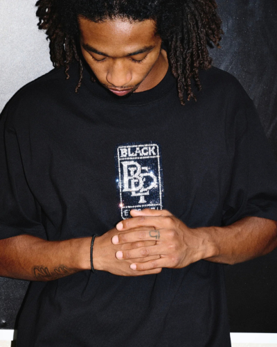 BlackEyePatch（ブラックアイパッチ）BEPFW26TE21 RHINESTONE DOUBLE R