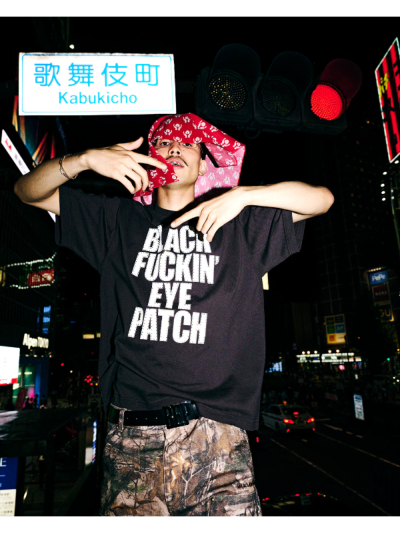 未開封品　Blackeyepatch✖️舐達麻　コラボクッション BlackEyePatch（ブラックアイパッチ）BEPSS26TE42 RHINESTONE BFEP TEE