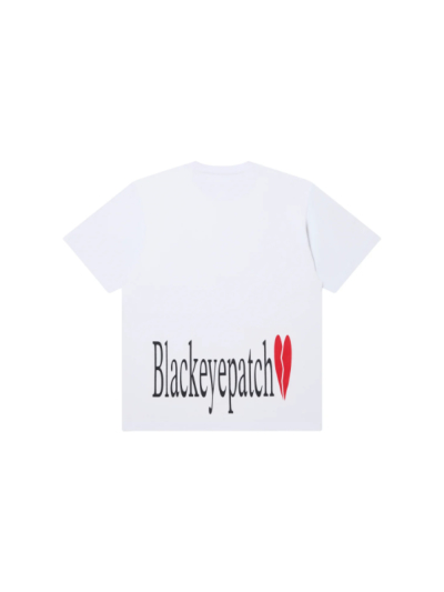   ジョングク　ロゴバッジ　Teeピートブラック S即日 BlackEyePatch（ブラックアイパッチ）BEPSS26TE45 SYBAU HEARTBREAK
