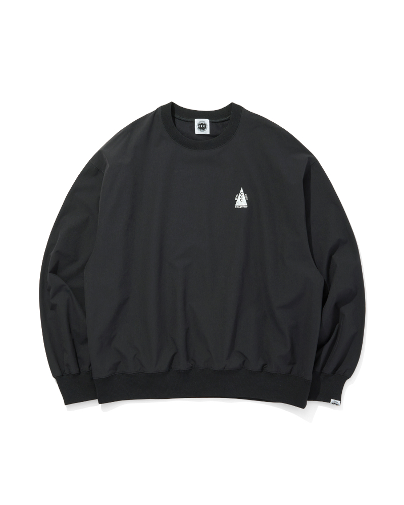 CITY COUNTRY CITY / STRETCH CREWNECK/L/ナイロン/BEG/無地/CCC-253C004 CITY COUNTRY CITY（シティーカントリーシティー) CCC-253C004 STRETCH