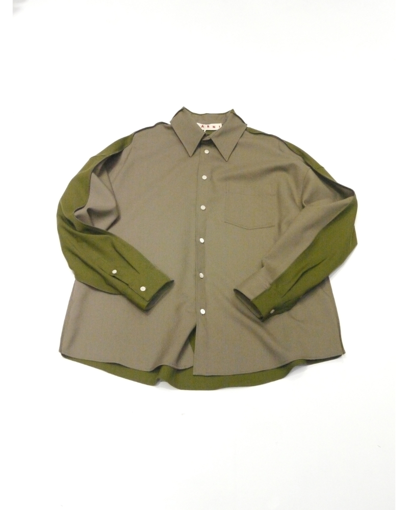 MARNI (マルニ) CUMU0375QO トロピカルウール製 長袖シャツの通販