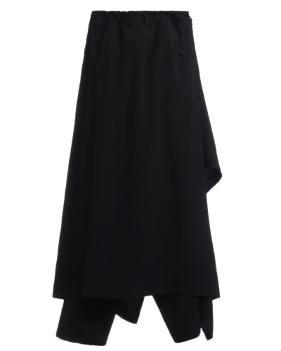 Ground Y（グラウンド ワイ) GA-P06-500 CREPE DE CHINE BOUND SKIRT