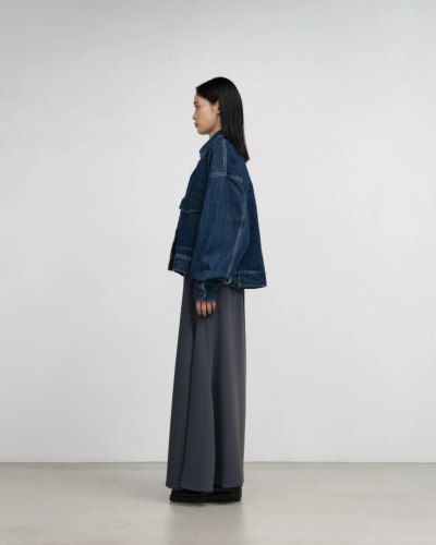 Graphpaper（グラフペーパー ）GL253-20057DB Selvage Denim Zip
