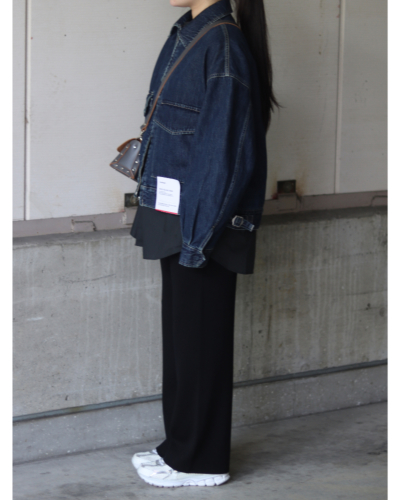 Graphpaper（グラフペーパー ）GL253-20057DB Selvage Denim Zip