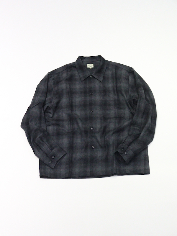 定番のお歳暮＆冬ギフト WOOL 2/80 (ゴールド）GL29341 GOLD CHECK SHIRTの通販 OPEN L/S パンツ