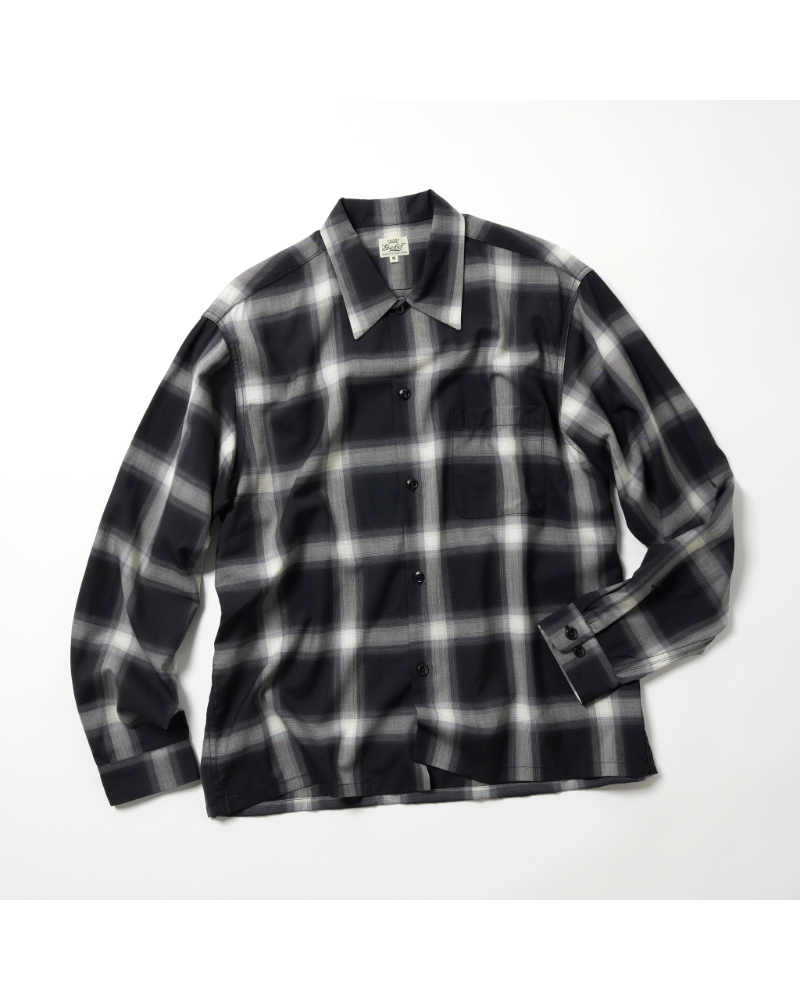 トップス GOLD WOOL Super140s TROPICAL OPEN SHIRT GOLD (ゴールド) GL29647 WOOL Super140s TROPICAL OPEN SHIRTの通販