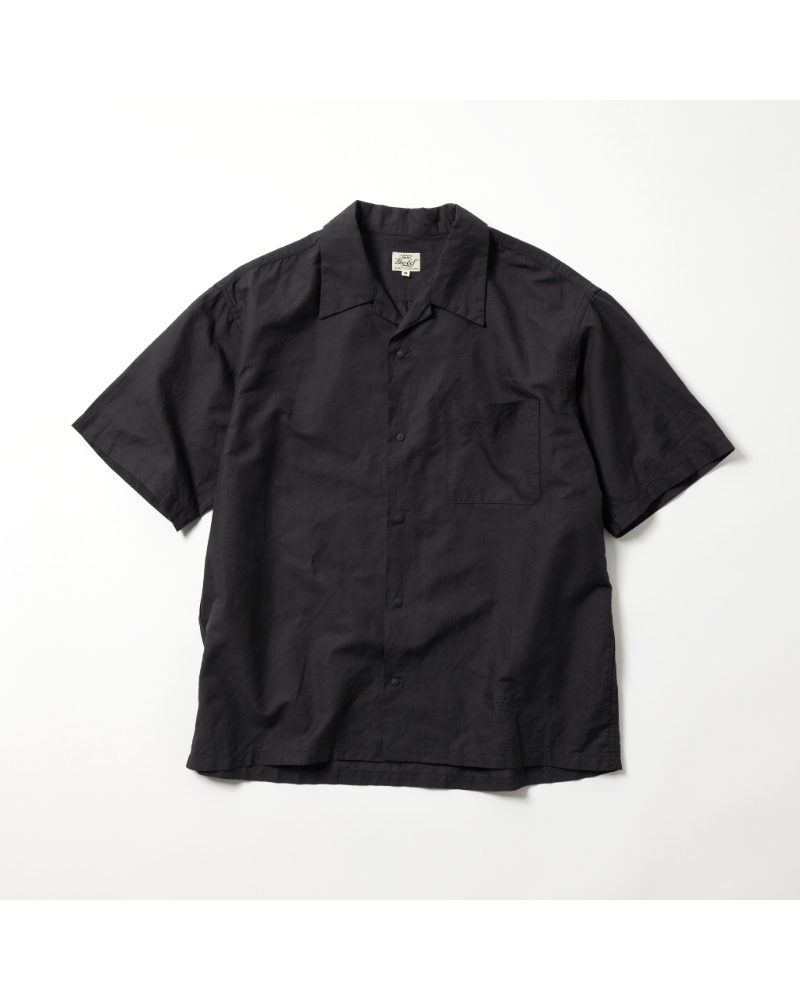 40s 50s ラッセルサザン　黒タグ　レーヨンシャツ　片爪　ピンロッ GOLD (ゴールド) GL39648 COTTON /RAMIE BROAD S/S SNAP SHIRTの通販