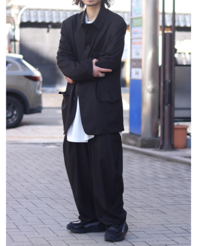 Ground Y（グラウンド ワイ）GQ-P01-209-1-03 TR TWILL SIDE CURVE