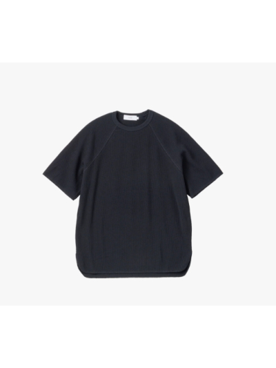 Graphpaper（グラフペーパー) GU241-70134B Waffle S/S Crew