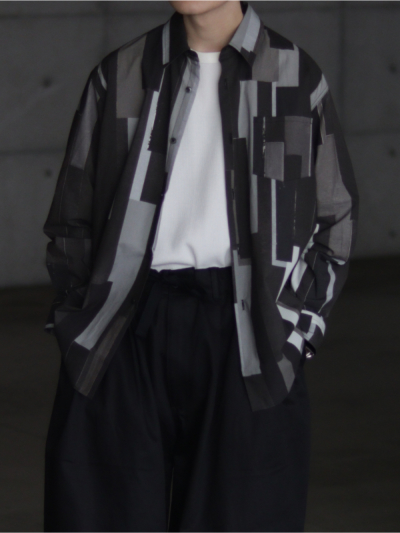 Graphpaper（グラフペーパー) GU241-70134B Waffle S/S Crew