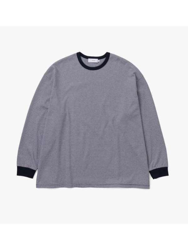 Graphpaper（グラフペーパー ）GU243-70117B Narrow Border L/S Teeの通販 - BOOMERANG