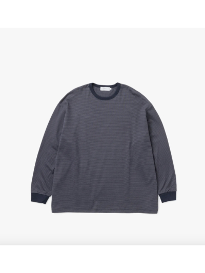 Graphpaper（グラフペーパー ）GU243-70117B Narrow Border L/S Teeの通販 - BOOMERANG