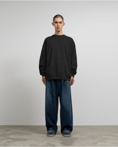 Graphpaper（グラフペーパー)GU253-70240B AZUMA Terry Crew Neck