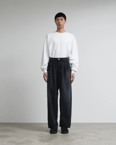 Graphpaper（グラフペーパー ）GU261-40061DB Selvage Denim Two Tuck