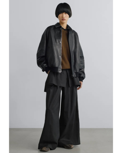 Graphpaper（グラフペーパー ）GU263-30320 Cow Leather Raglan