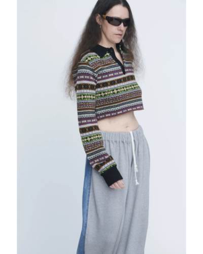 INSCRIRE (アンスクリア) IC252DAIDPT50 Hybrid Sweat Denim Pantsの