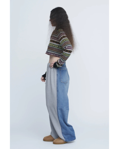 新品　INSCRIR（アンスクリア）コンビパンツ　36サイズ 別注》【INSCRIRE /アンスクリア】COMBINE TWO PANTS：パンツ