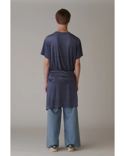 INSCRIRE（アンスクリア) IC261DAI26SSCUT14 Velour Border T-Shirtの