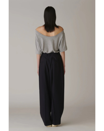 INSCRIRE（アンスクリア)IC261DAI26SSCUT9 Raffi Gauze 2-Way T-Shirt