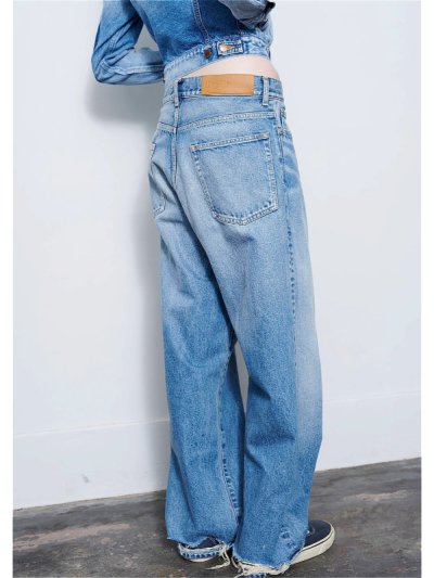 INSCRIRE (アンスクリア) ID-PT26 Denim Baggy Pantsの通販 - BOOMERANG