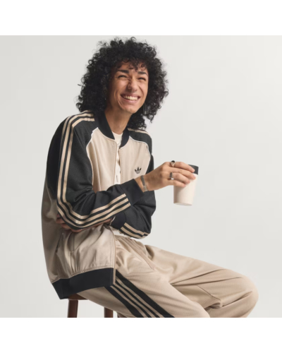 藤井風　Lサイズ adidas ルーズ メッシュ トラックトップ KE0114 adidas ORIGINAL (アディダスオリジナル) KE0114 ルーズ メッシュ