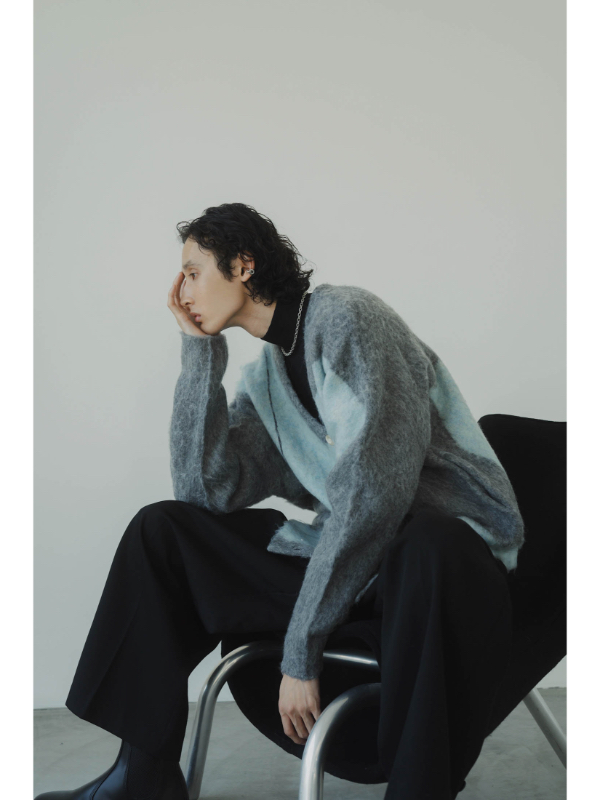 高級ブランド knuth marf クヌースマーフaccent mohair cardigan