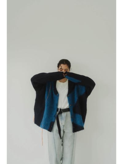 Knuth Marf (クヌースマーフ)KM23AG05 accent mohair cardigan(unisex