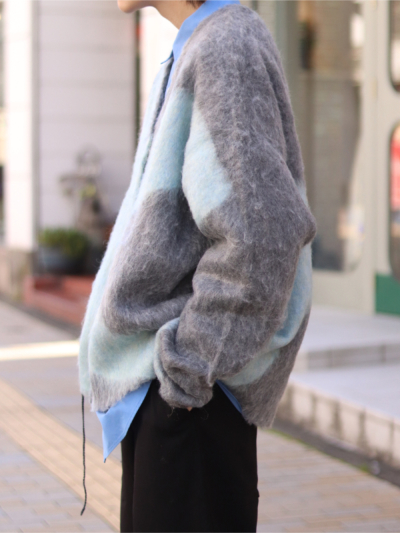 Knuth Marf (クヌースマーフ)KM23AG05 accent mohair cardigan(unisex 