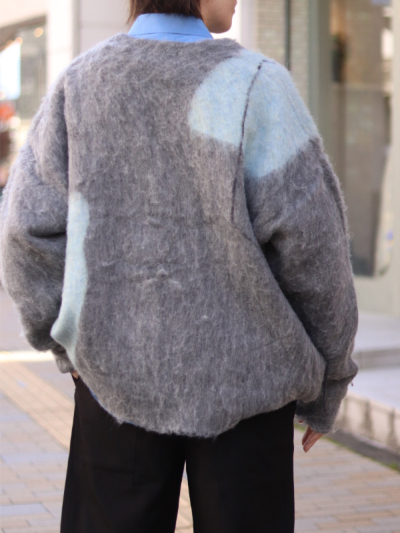 Knuth Marf (クヌースマーフ)KM23AG05 accent mohair cardigan(unisex