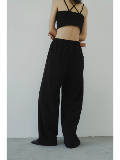 Knuth Marf (クヌースマーフ)KM23AG10 label loose pants(unisex)の