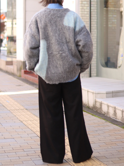 Knuth Marf (クヌースマーフ)KM23AG10 label loose pants(unisex)の